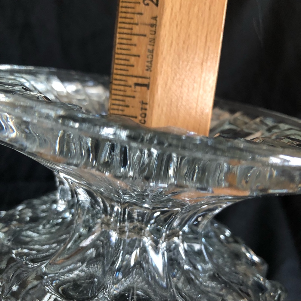 Vintage Anchor Hocking 8” Wexford Footed Centerpiece Accent Bowl - Picture 14 of 16